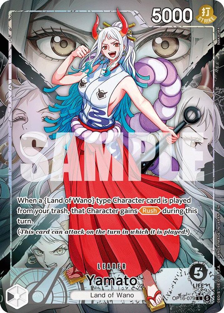 Yamato (079) (Alternate Art) (OP16-079) - The Time of Battle Foil