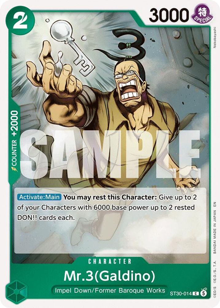 Mr.3(Galdino) (ST30-014) - Starter Deck EX: Luffy & Ace