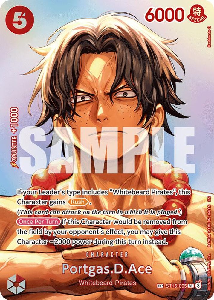 Portgas.D.Ace (SP) (ST15-005) - The Time of Battle Foil