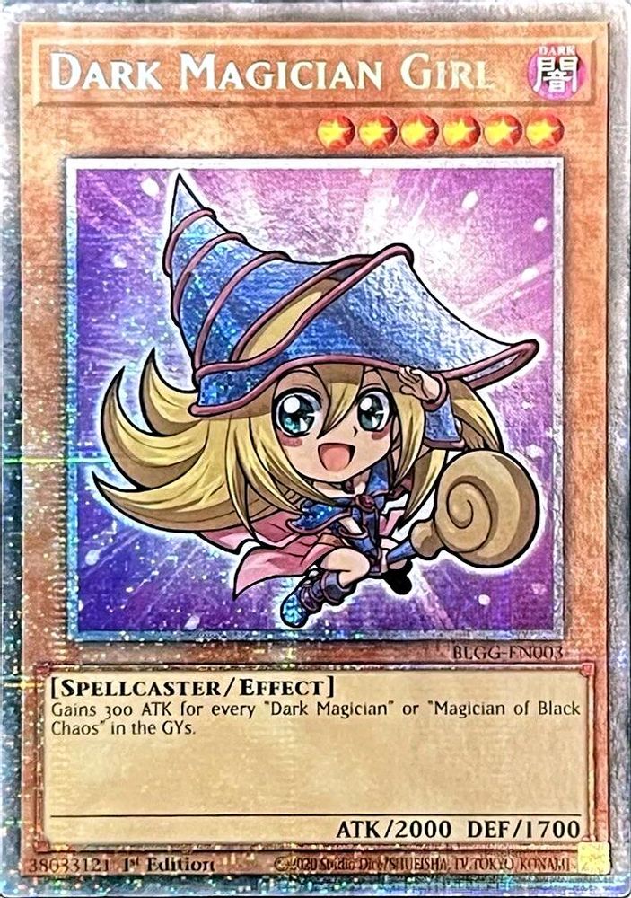 Dark Magician Girl (Starlight Rare) - BLGG-EN003 Starlight Rare 1st Edition
