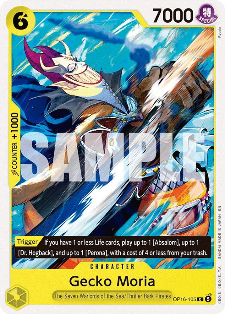 Gecko Moria (OP16-105) - The Time of Battle
