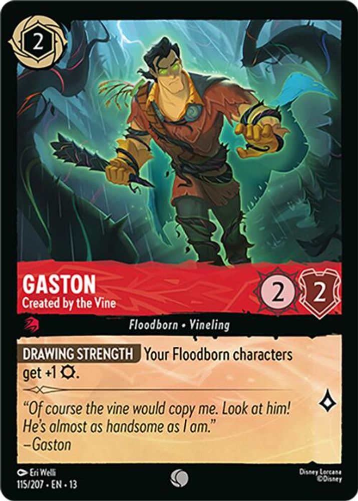Gaston - Created by the Vine (115/204) - Attack of the Vine