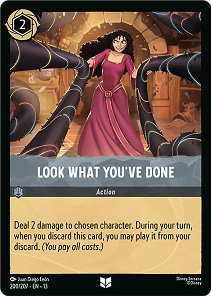 Look What You've Done (200/204) - Attack of the Vine Cold Foil