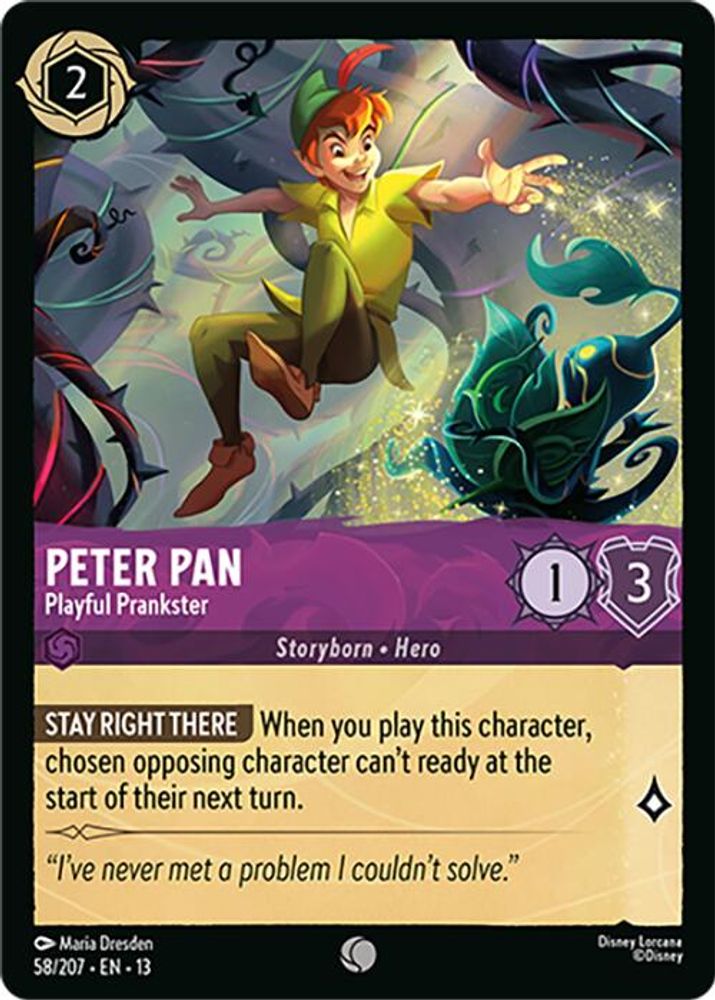 Peter Pan - Playful Prankster (58/204) - Attack of the Vine