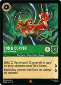 Tod & Copper - Best of Friends (94/204) - Attack of the Vine Cold Foil