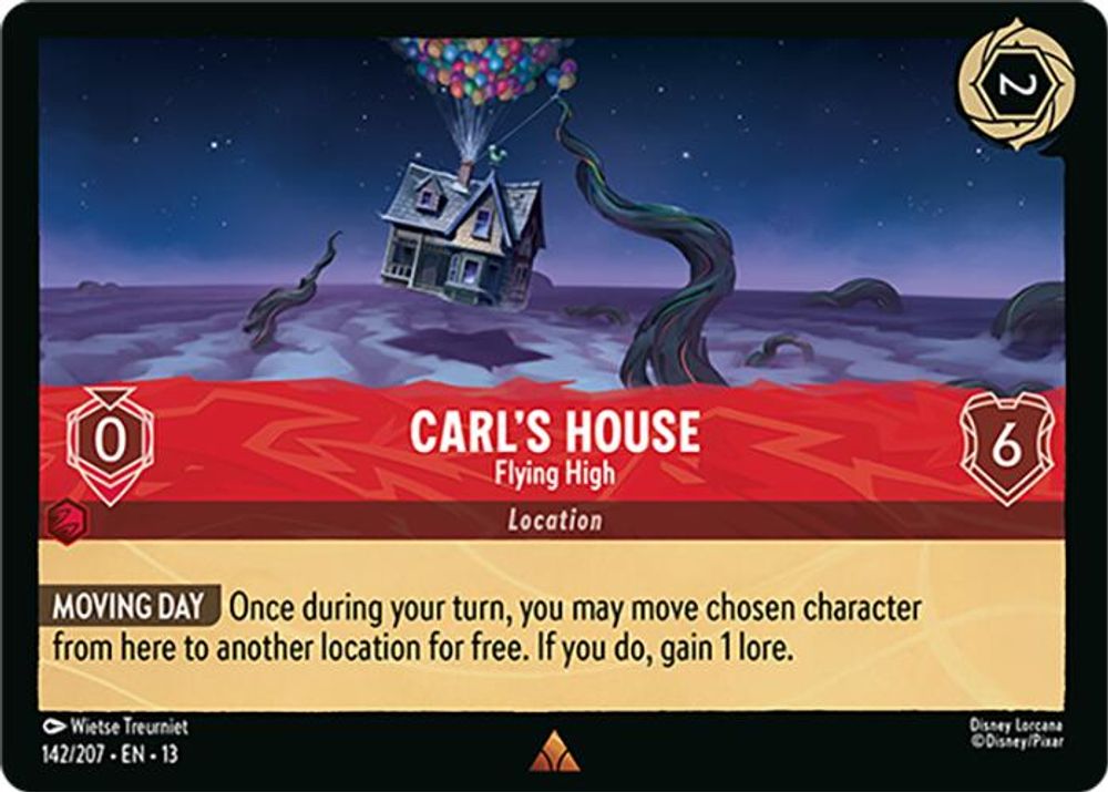 Carl's House - Flying High (142/204) - Attack of the Vine Cold Foil
