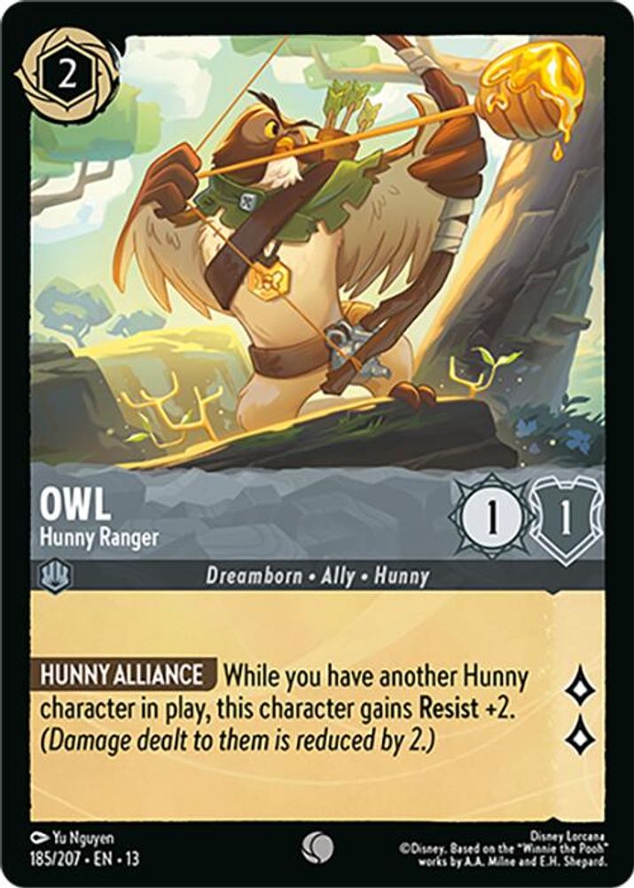 Owl - Hunny Ranger (185/204) - Attack of the Vine