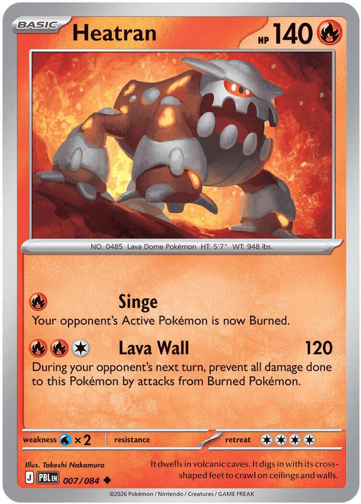 Heatran (007) - Uncommon