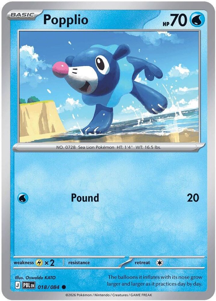 Popplio (018) - Common
