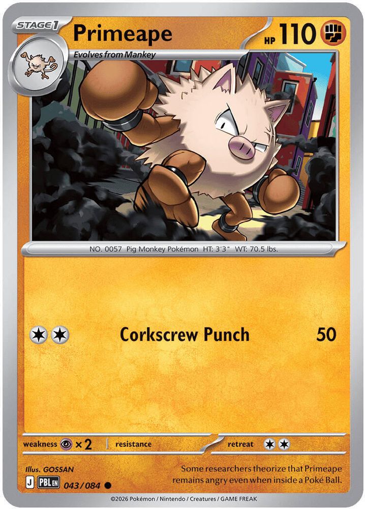 Primeape (043) - Common