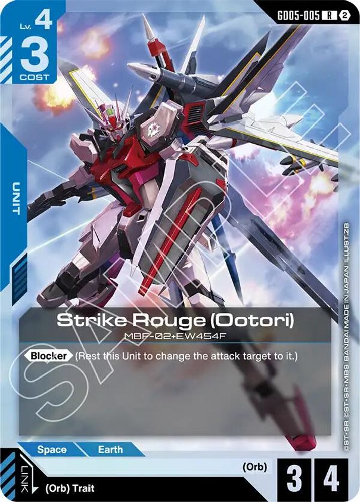 Strike Rouge (Ootori) (GD05-005) -  Holofoil
