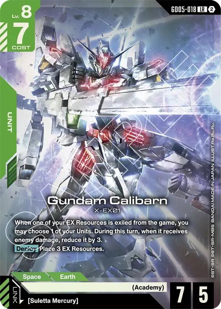Gundam Calibarn (GD05-018) -  Holofoil