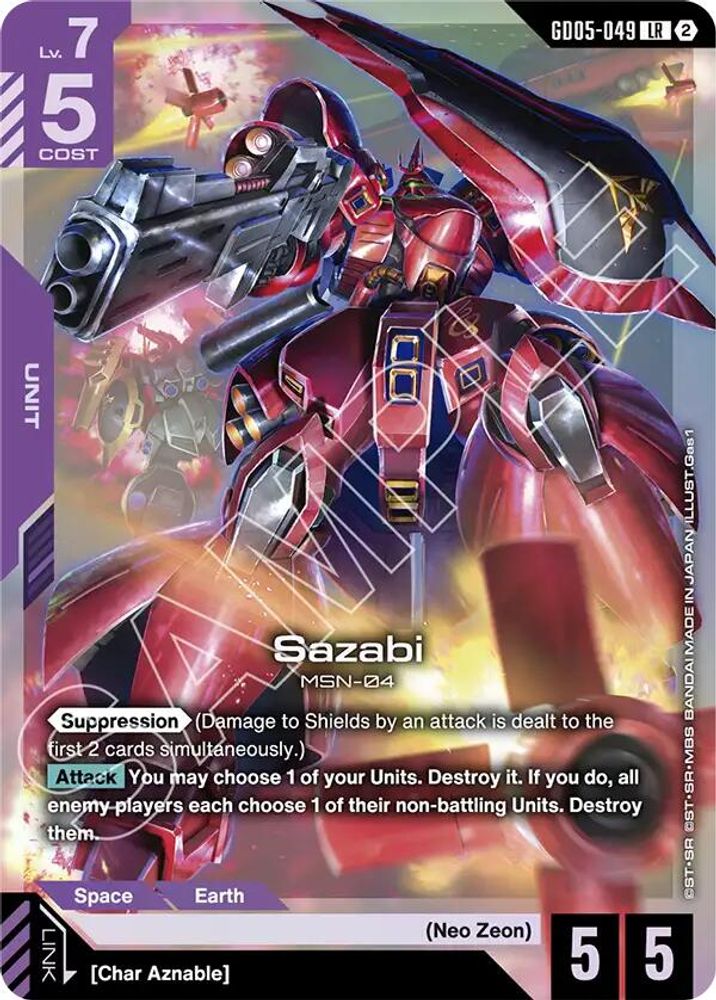 Sazabi (GD05-049) (GD05-049) -  Holofoil