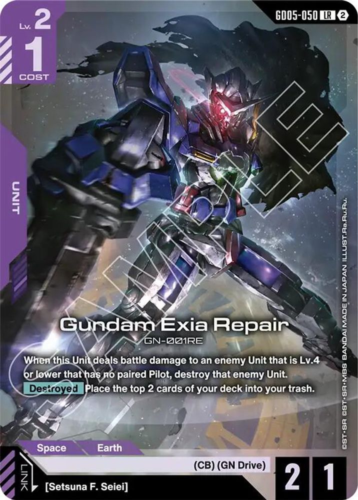Gundam Exia Repair (GD05-050) -  Holofoil