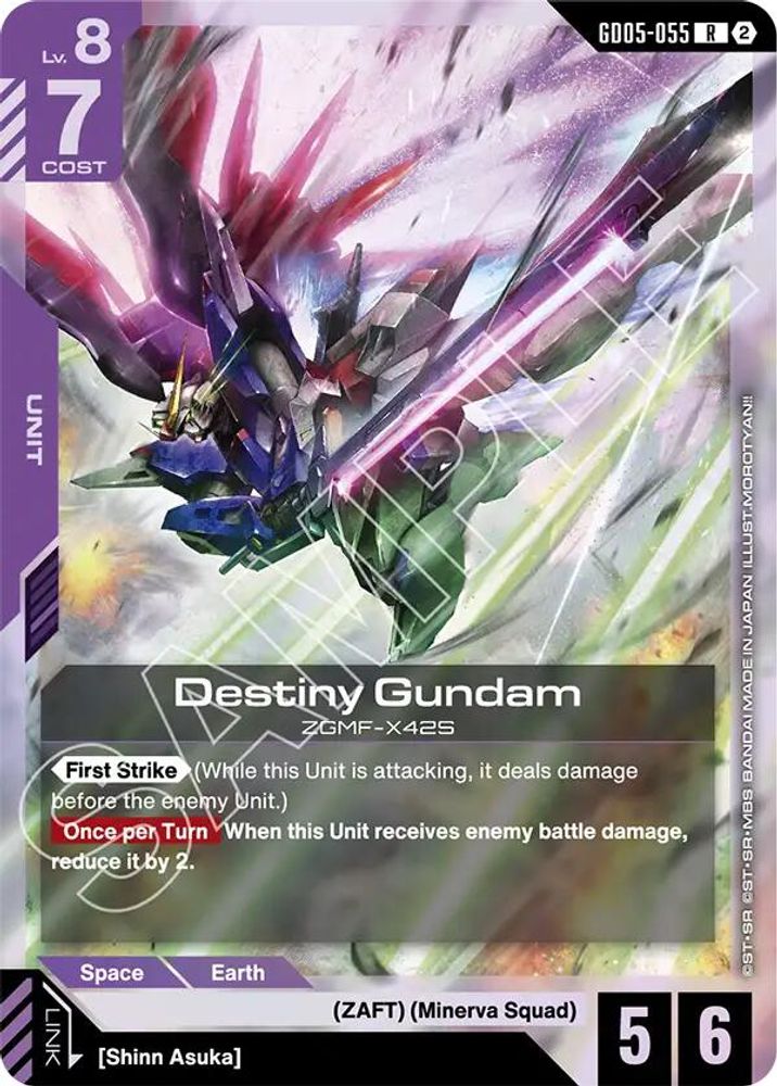Destiny Gundam (GD05-055) -  Holofoil