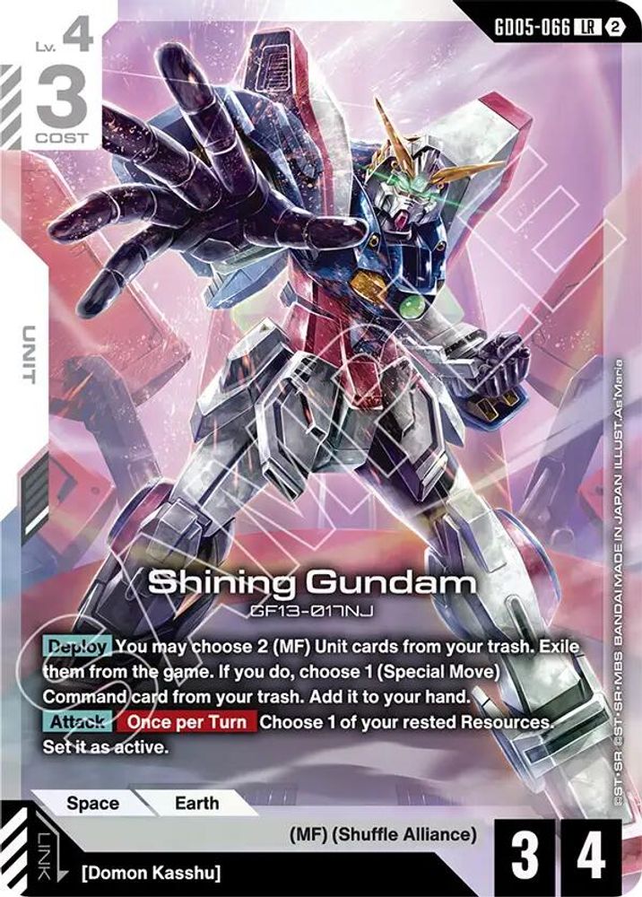 Shining Gundam (GD05-066) (GD05-066) -  Holofoil