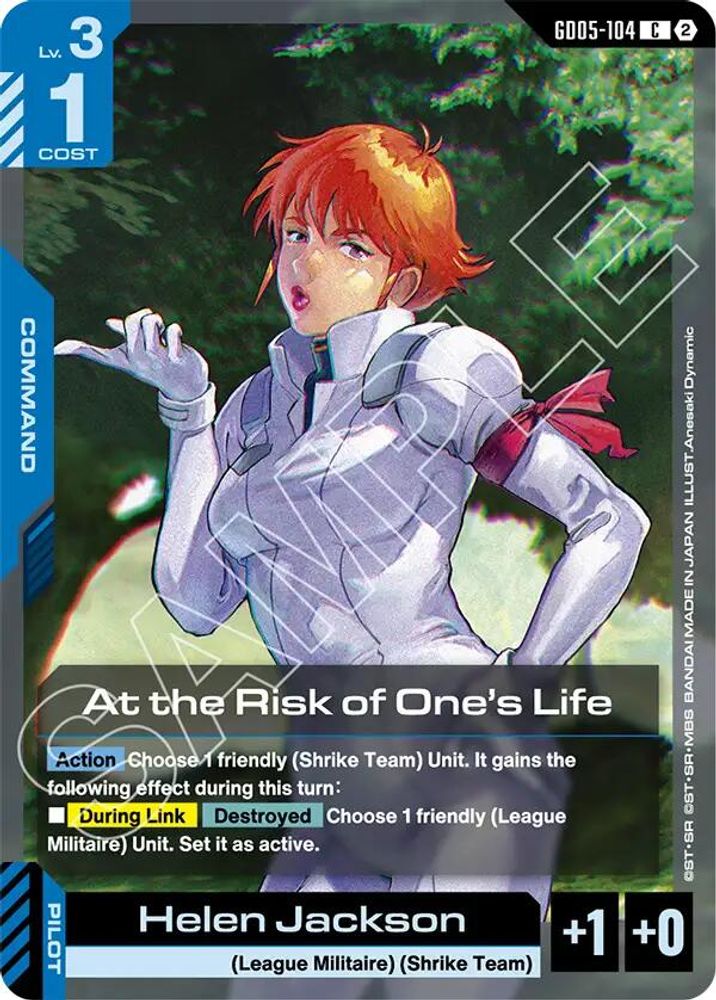 At the Risk of One's Life (GD05-104) -