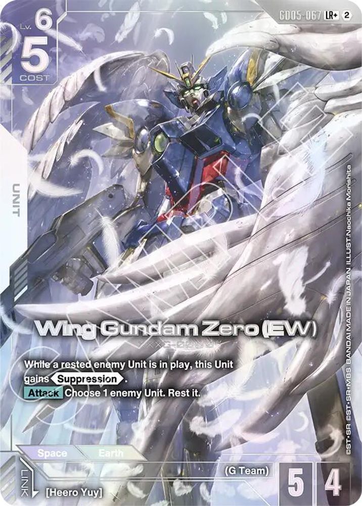 Wing Gundam Zero (EW) (LR+) (GD05-067) -  Holofoil