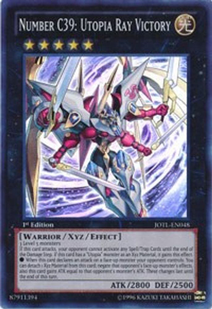 Number C39: Utopia Ray Victory (JOTL-EN048) Super Rare  Unlimited