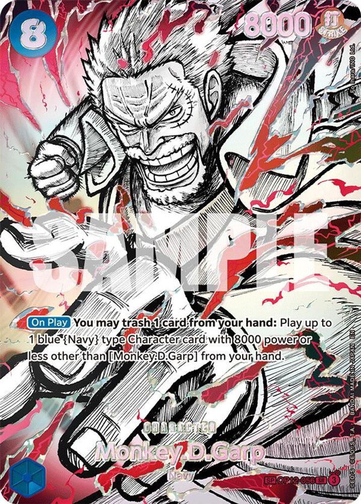 Monkey.D.Garp (OP12-056) (SP) (OP12-056) - The World's Strongest Warriors Foil