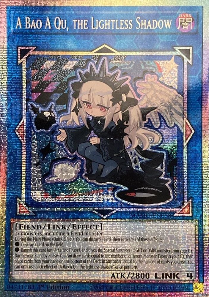 A Bao A Qu, the Lightless Shadow (Starlight Rare) - MAMO-EN038 Starlight Rare 1st Edition