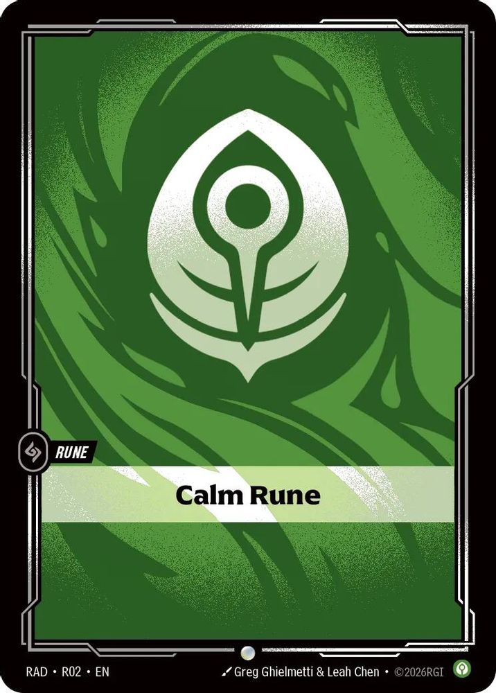 Calm Rune (R02) - Radiance