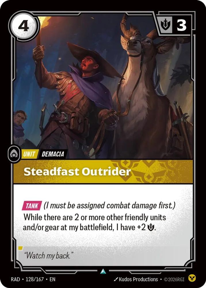 Steadfast Outrider (128/167) - Radiance