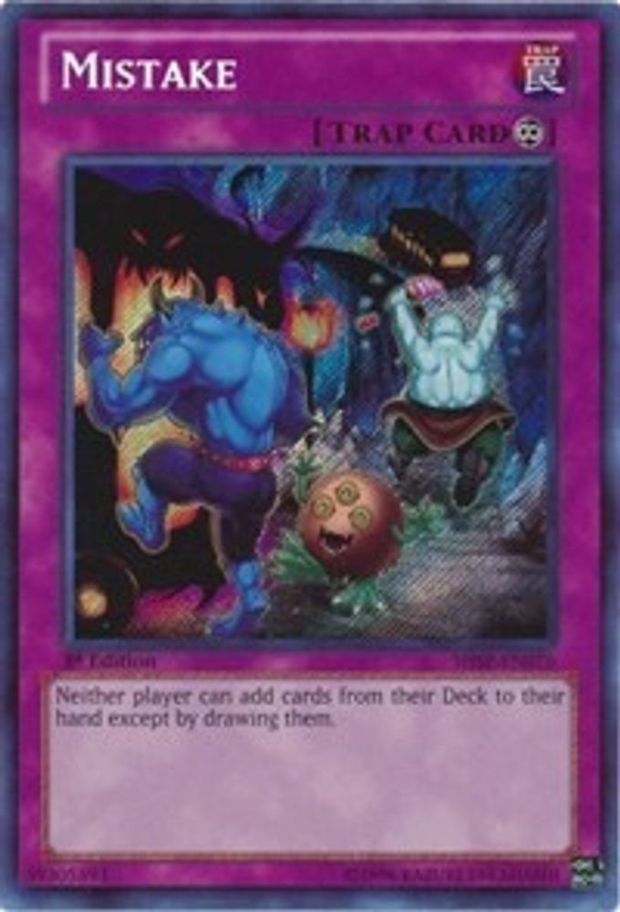 Mistake (SHSP-EN076) Secret Rare  1st Edition
