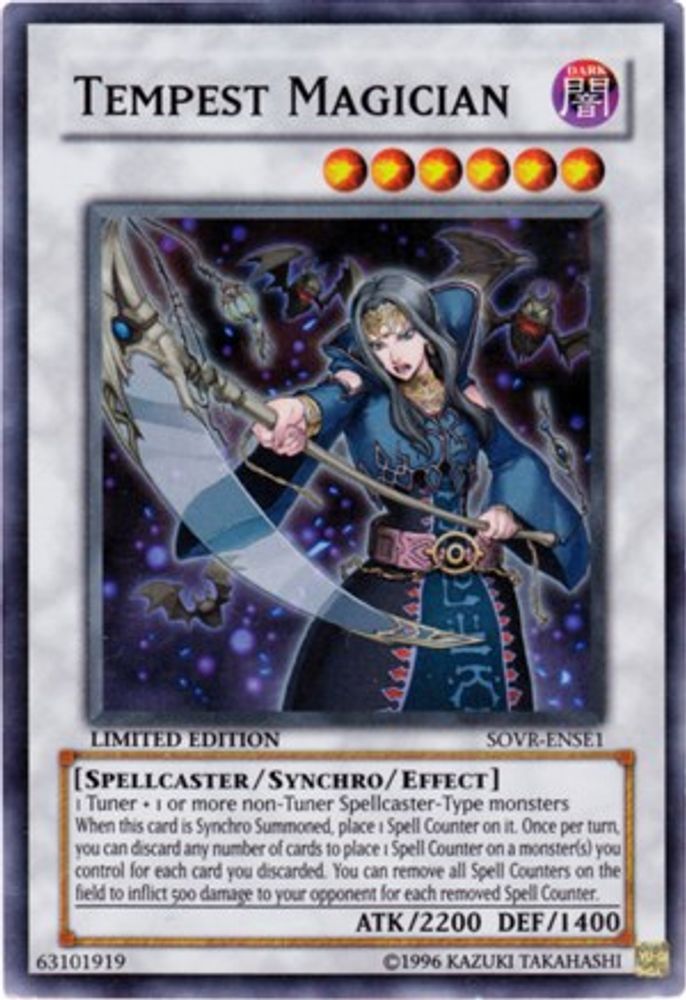 Tempest Magician (SOVR-ENSE1) Super Rare  Limited