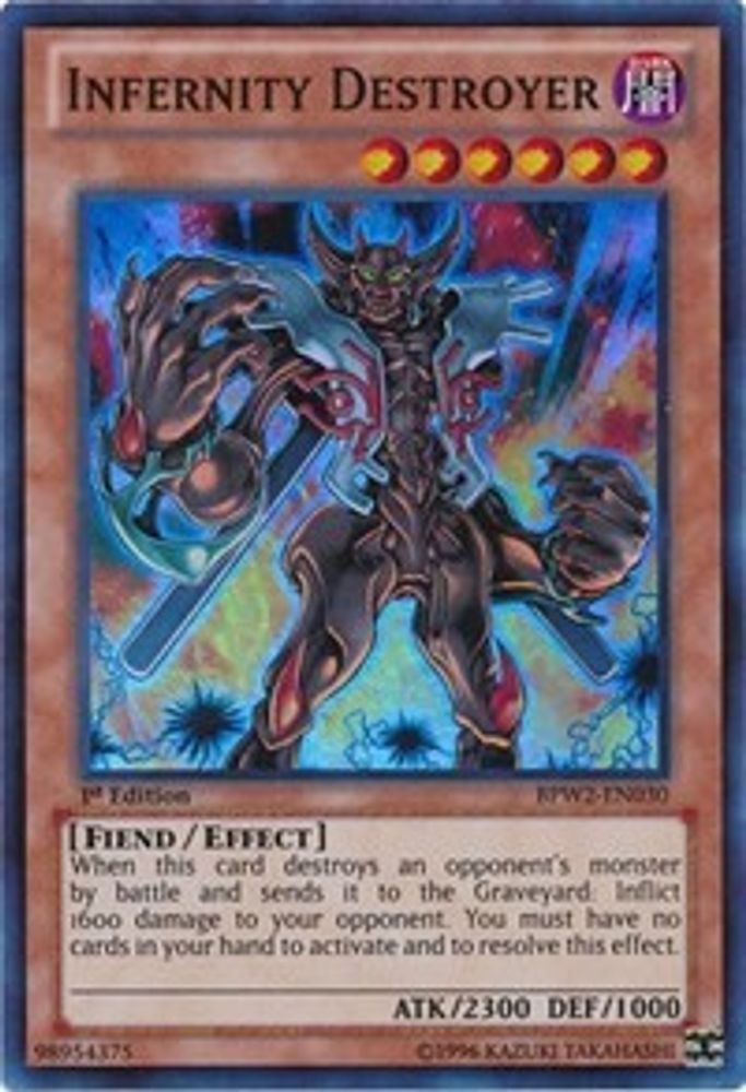 Infernity Destroyer (BPW2-EN030) Super Rare  1st Edition