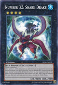 Number 32: Shark Drake (Starfoil) (SP14-EN023) Starfoil Rare  1st Edition