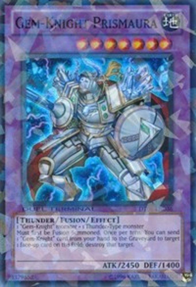 Gem-Knight Prismaura (DT06-EN036) Super Rare  Limited