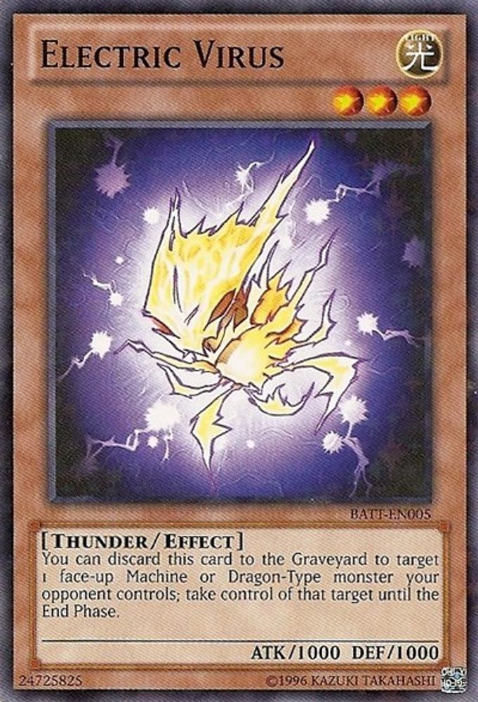 Electric Virus (Starfoil) (BATT-EN005) Starfoil Rare  Limited