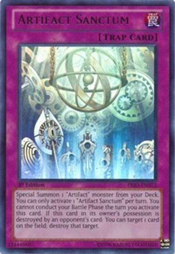 Artifact Sanctum (PRIO-EN072) Ultra Rare  1st Edition