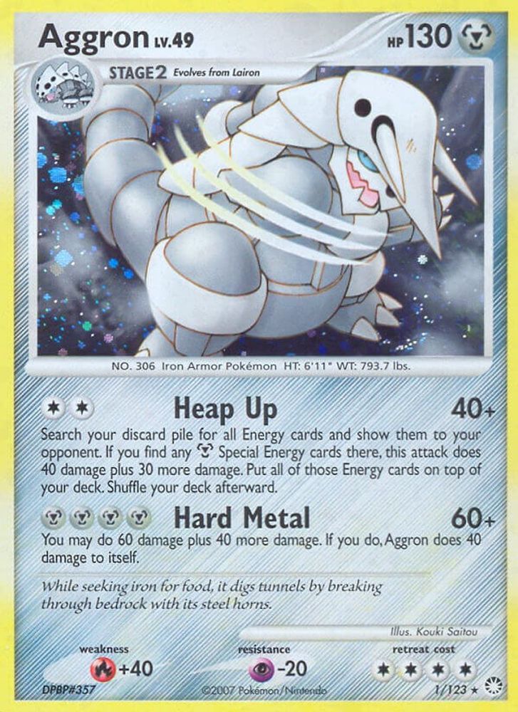 Aggron (1/123) - Holofoil - Holo Rare