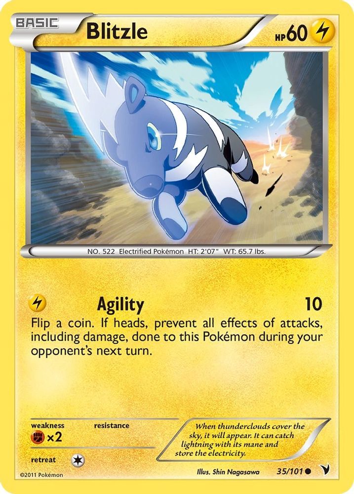 Blitzle (35/101) - Reverse Holofoil - Common