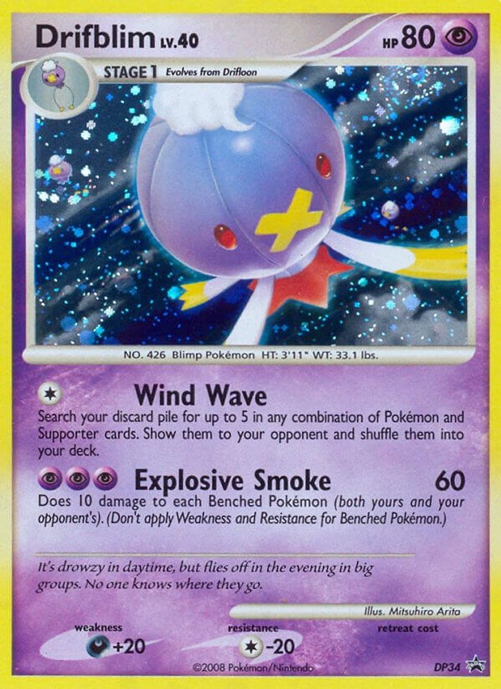 Drifblim - DP34 (DP34/56) - Holofoil - Promo