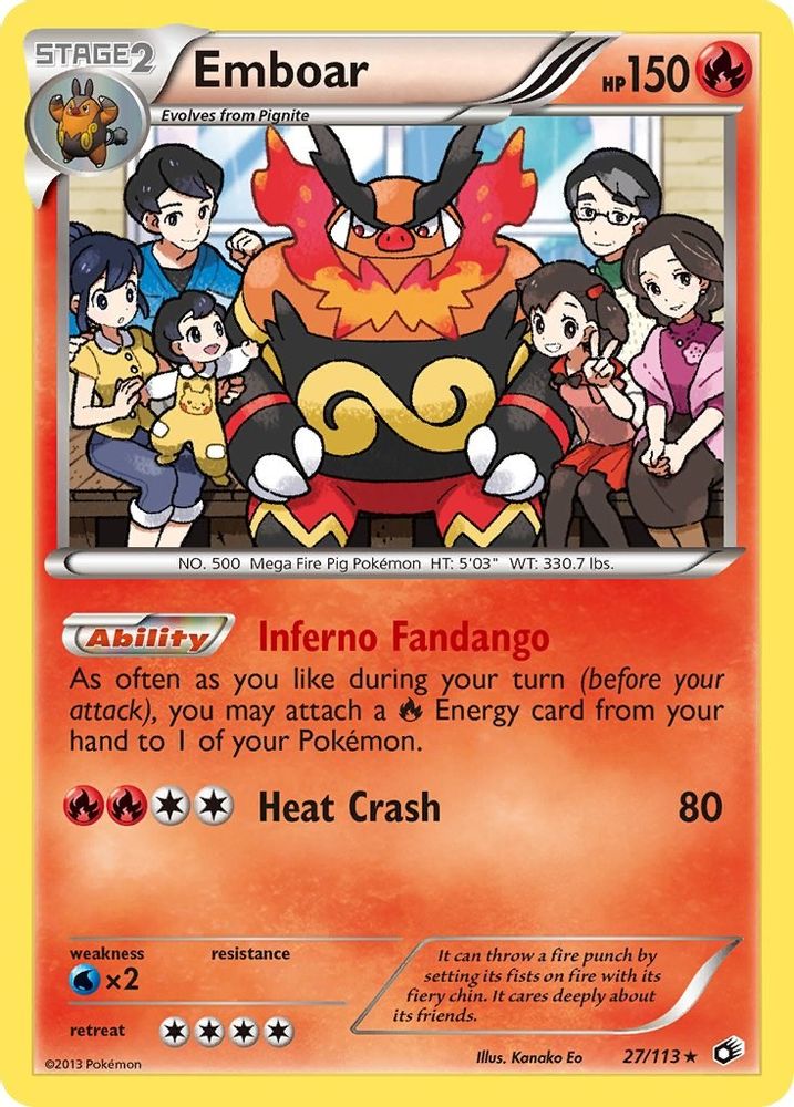 Emboar (027/113) - Reverse Holofoil - Holo Rare