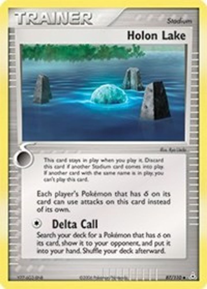 Holon Lake (87/110) - Reverse Holofoil - Uncommon