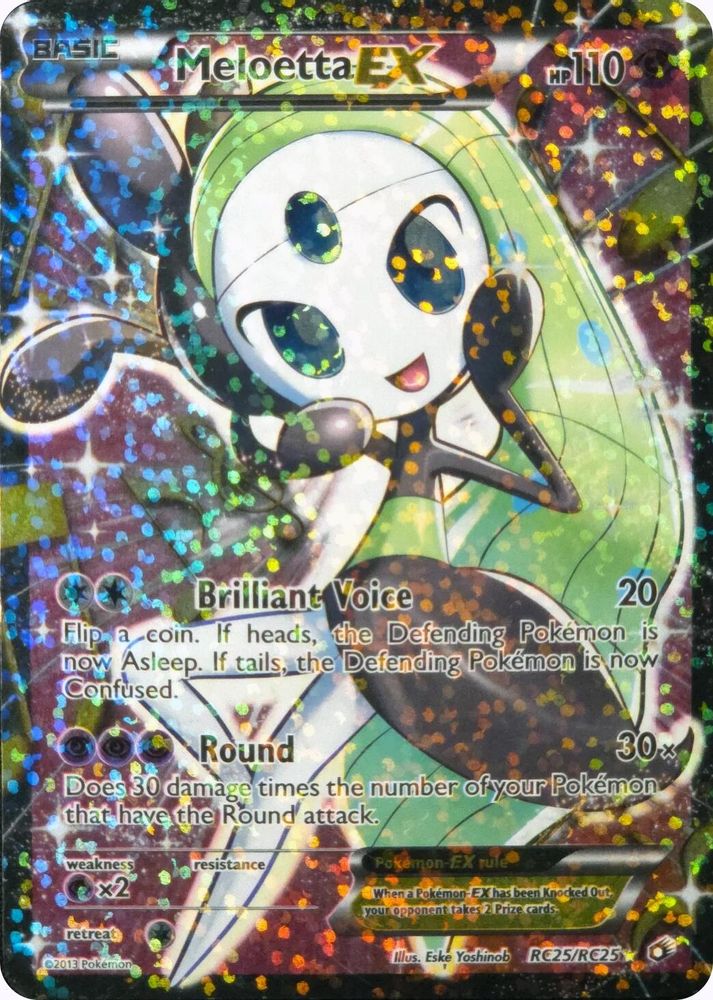 Meloetta EX (Full Art) (RC25/113) - Holofoil - Ultra Rare