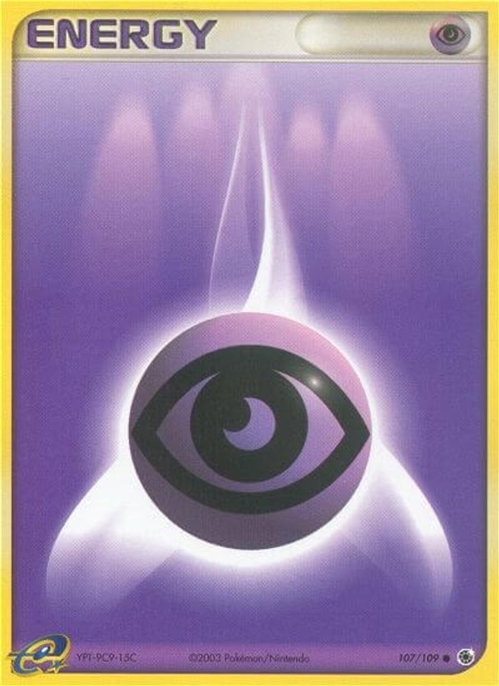 Psychic Energy (107/109) - Reverse Holofoil - Common