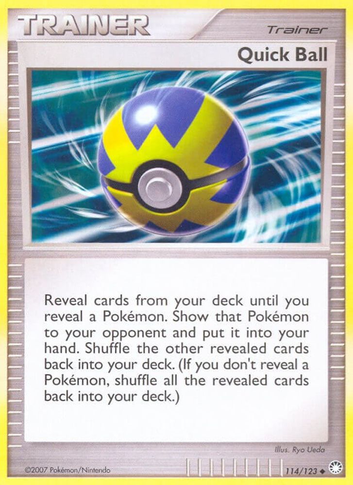 Quick Ball (114/123) - Reverse Holofoil - Uncommon