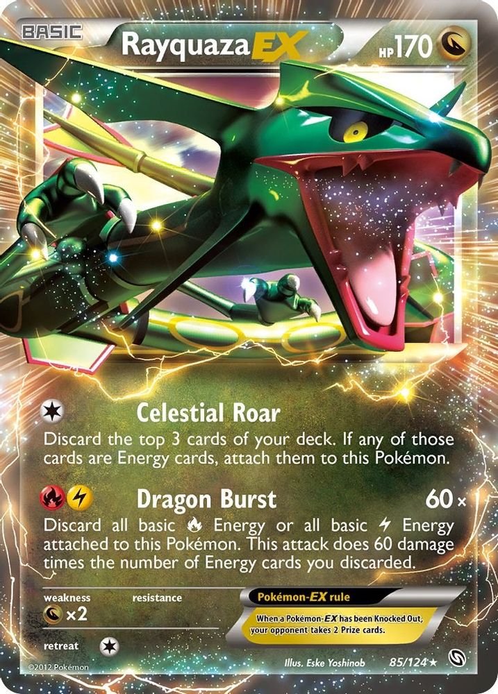 Rayquaza EX (085/124) - Holofoil - Ultra Rare