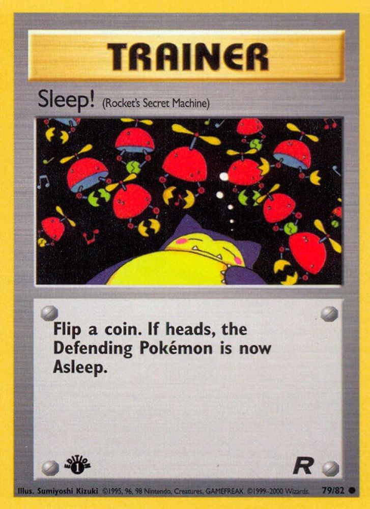 Sleep! (Rocket's Secret Machine) (079/82) - 1st Edition - Common