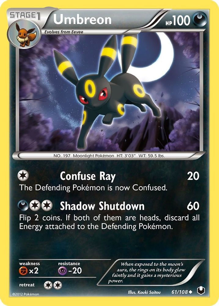 Umbreon (061/108) - Uncommon