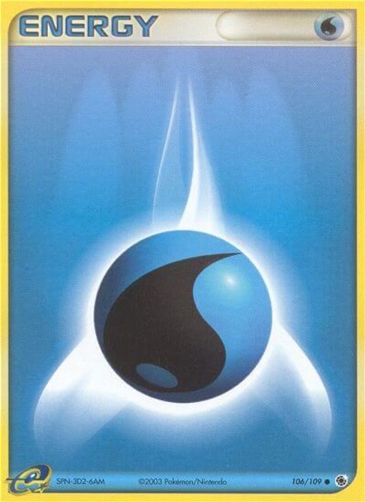 Water Energy (106/109) - Reverse Holofoil - Common