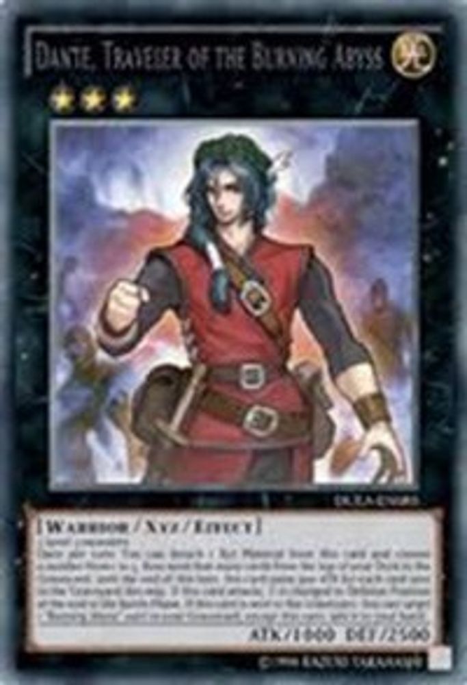 Dante, Traveler of the Burning Abyss (DUEA-EN085) Secret Rare  1st Edition