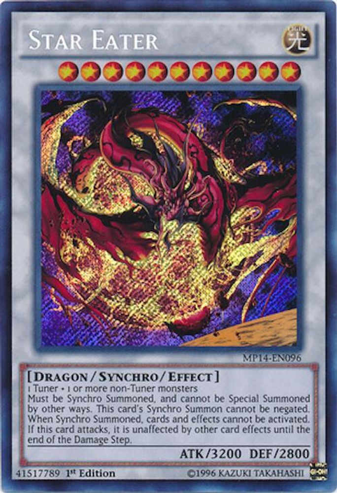 Star Eater (MP14-EN096) Secret Rare  1st Edition
