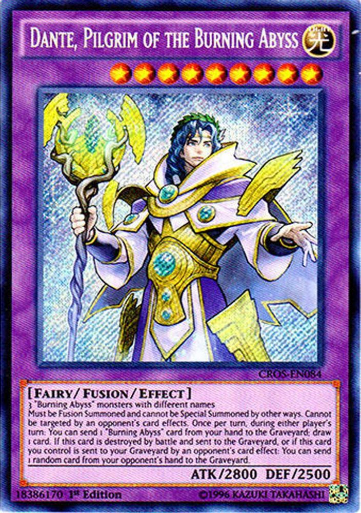 Dante, Pilgrim of the Burning Abyss (CROS-EN084) Secret Rare  Unlimited