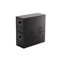 Dragon Shield Fortress - 2-Card Drawers Vertical - Black